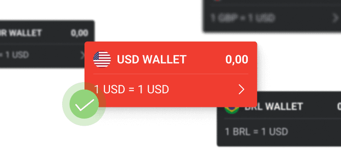 USD wallet